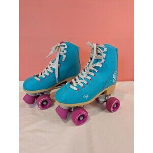 Women's Candi Girl Roller Derby Sabina Roller Skates Blue Purple Size US 8